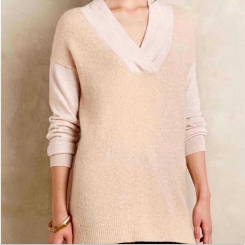Anthropologie GREY nwot moth sweater